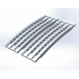 Aluminum Ramp Pair, 10000 lb Capacity, 62"L x 16"W