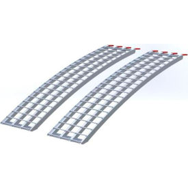 Aluminum Ramp Pair, 1000 lb Capacity, 76"L x 16"W