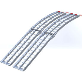 Aluminum Folding Ramp Pair, 1500 lb Capacity, 88"L x 12"W
