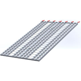 Bifold Aluminum Motorcycle Ramp, 1500 lb Capacity, 72"L x 44"W