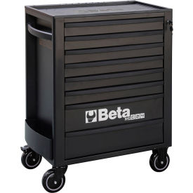 Heavy Duty Rolling Tool Cabinet, 8 Drawers, 29-1/8"W x 17-1/2"D x 38-1/8"H, Black