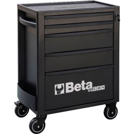 Heavy Duty Rolling Tool Cabinet, 5 Drawers, 29-1/8"W x 17-1/2"D x 38-1/8"H, Black