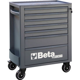 Heavy Duty Rolling Tool Cabinet, 7 Drawers, 29-1/8"W x 17-1/2"D x 38-1/8"H, Gray