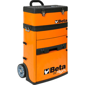 2-Module Rolling Tool Chest w/ Detachable Tool Box, 19-1/2"W x 13-3/16"D x 36-1/4"H, Orange