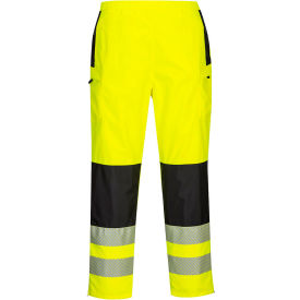 Hi-Vis Women's Rain Pant, M, Yellow/Black