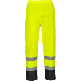 Hi-Vis Contrast Classic Rain Pants, S, Yellow/Black