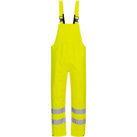 Hi-Vis Bib Overall, L, Yellow
