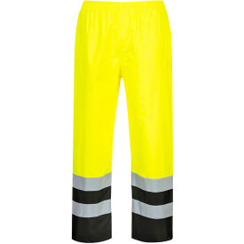 Hi-Vis Contrast Traffic Rain Pants, 6XL, Yellow/Black