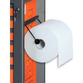 Towel Roll Holder For Tool Cabinets, 14-15/16"W x 8-11/16"D x 2-3/8"H, Gray