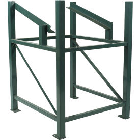 Tilt Stand For 40" x 48" WorkingTainer, 42"L x 50"W x 42"H, Vista Green