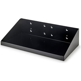 Steel Shelf For LocBoard, 12"W x 6"D, Black