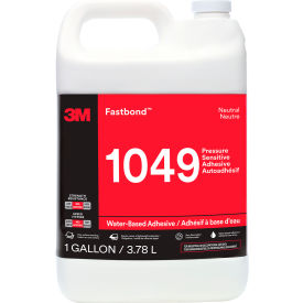 Fastbond Pressure Sensitive Adhesive 1049, 1 Gallon Capacity, Neutral, Pack of 4
