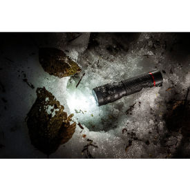 GX10 Waterproof Dual Power Flashlight, Black