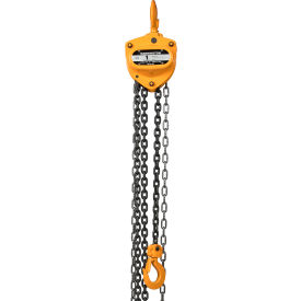 CB Manual Chain Hoist with Slip Clutch, 1-1/2 Ton Capacity, 20' Lift