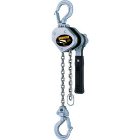 LX Mini Lever Chain Hoist, 1/2 Ton Capacity, 20' Lift