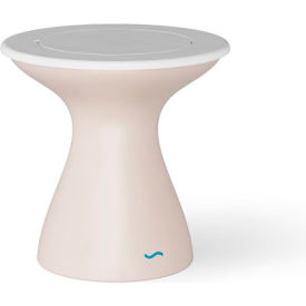 Ledge Lounger Autograph Standard Side Table, Cloud Base, White Lid