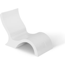 Ledge Lounger Signature Low Back Chair, White