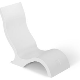 Ledge Lounger Signature Chair, White