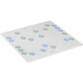Ledge Lounger Games Checkers & Tic Tac Toe Combo, White