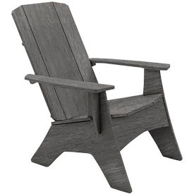 Ledge Lounger Adirondack, Regular, Ready To Assemble, Fog