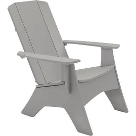 Ledge Lounger Mainstay Adirondack, Regular, Ready To Assemble, Gray