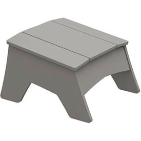 Ledge Lounger Adirondack Ottoman, Gray