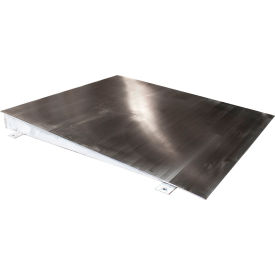 Stainless Steel Ramp For 5' x 4' Pallet Scale, 10000 lb. Capacity, Silver