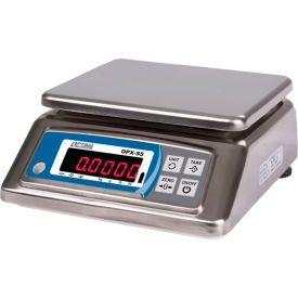 Washdown Bench Scale with LED Display, 6 kg x 0.2g, 8-3/8" x 7" Platform