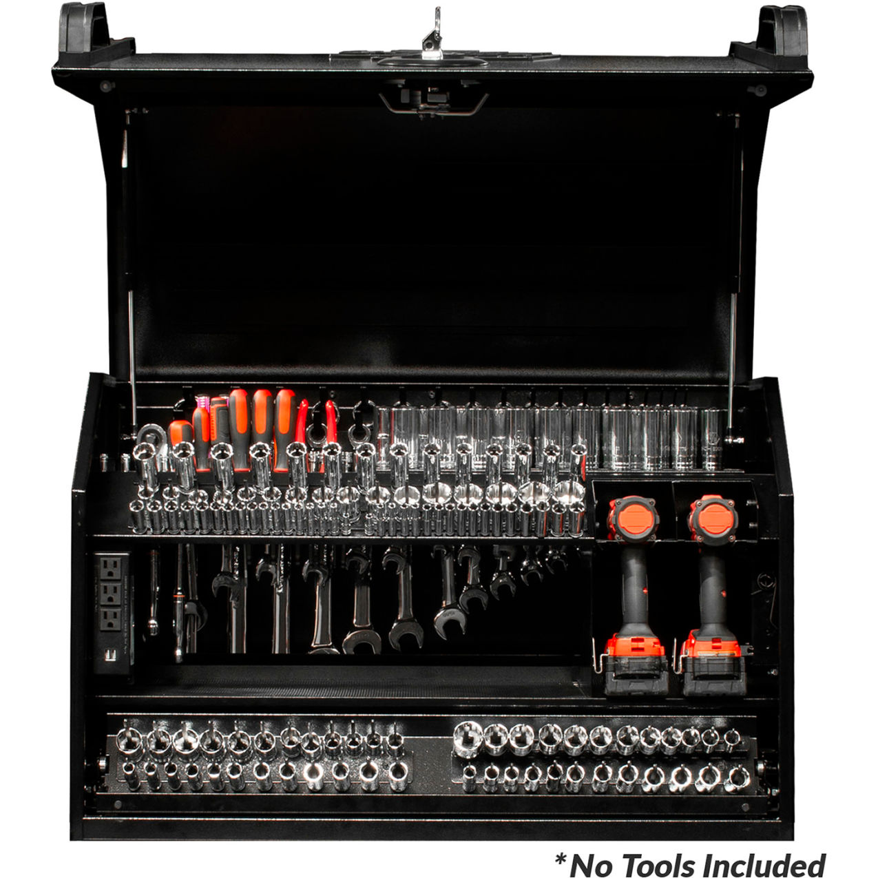 Portable Workstation, 36"W x 22-5/8"D x 23-5/8"H, Textured Black