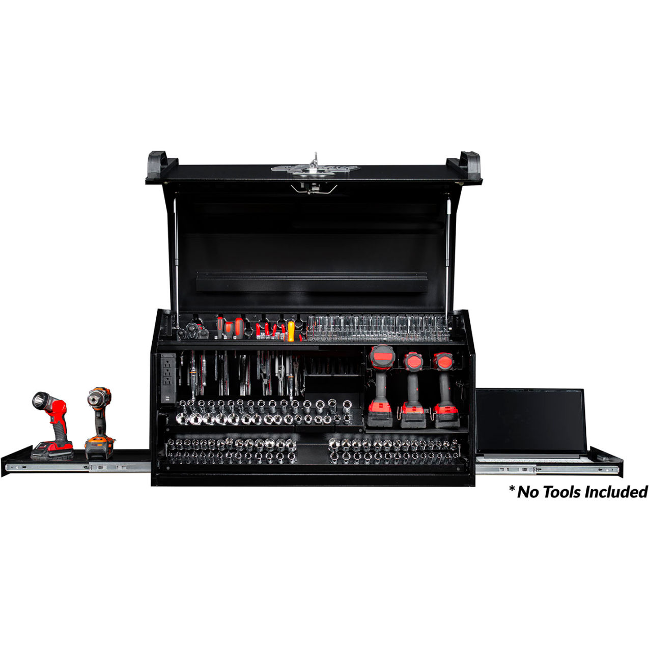 Deluxe Portable Workstation, 41"W x 26-1/2"D x 23-5/16"H, Textured Black