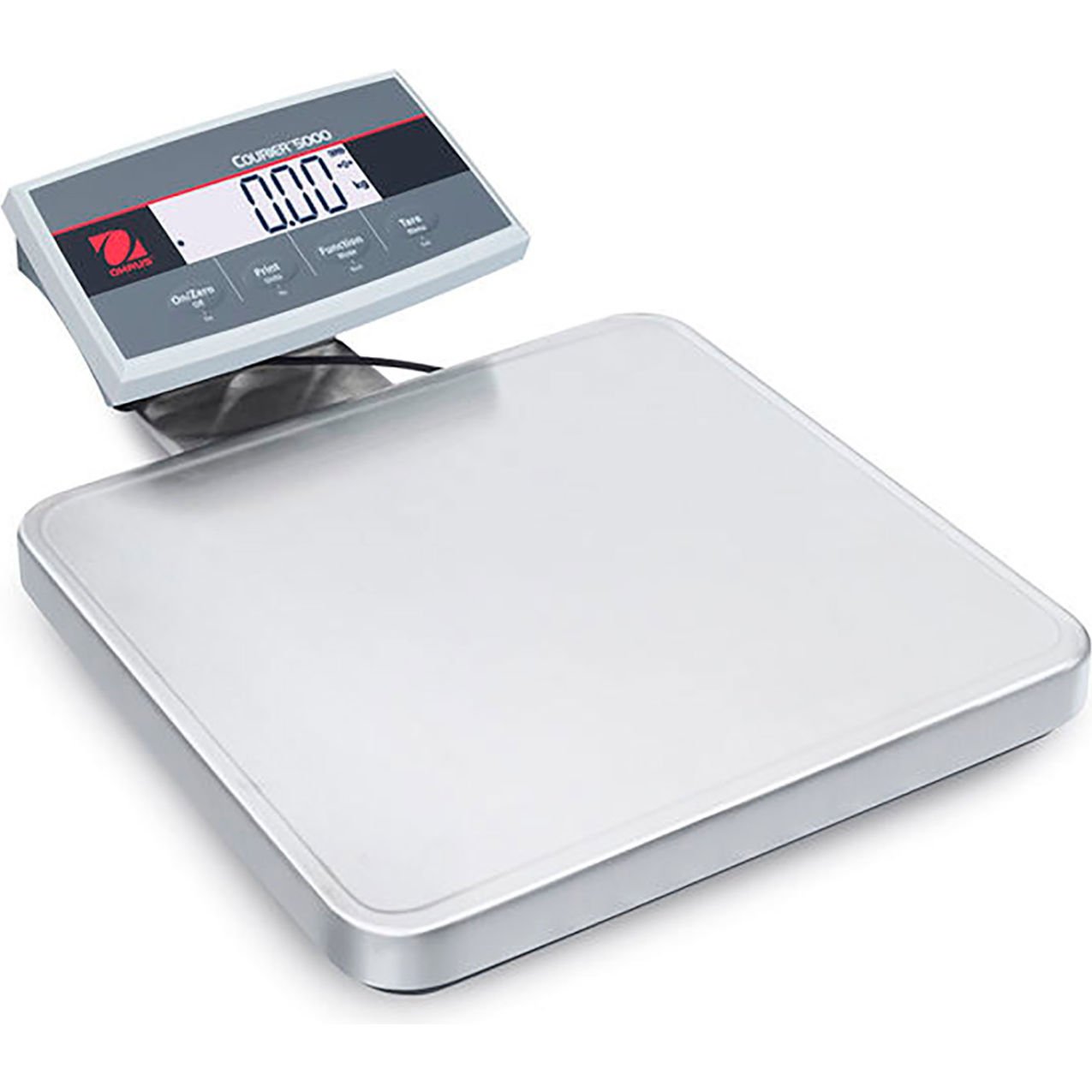 Courier 5000 Shipping Scale, 12 lb. Cap. x 0.005 lb. Readability, 12-5/8" x 13" Platform