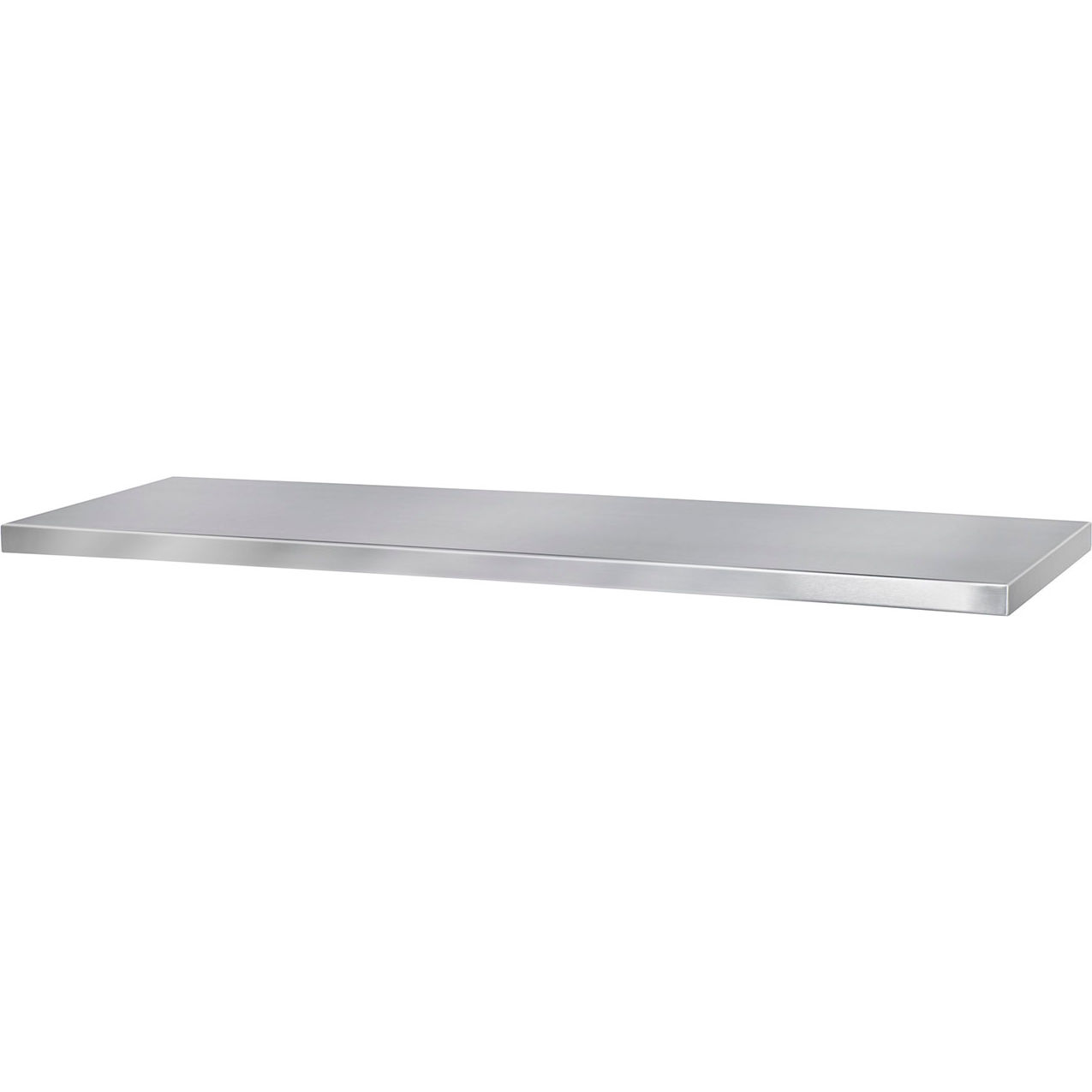 Cabinet Work Surface For DX722117RC, 71-1/2"W x 19-1/2"D x 1"H, Brushed Silver