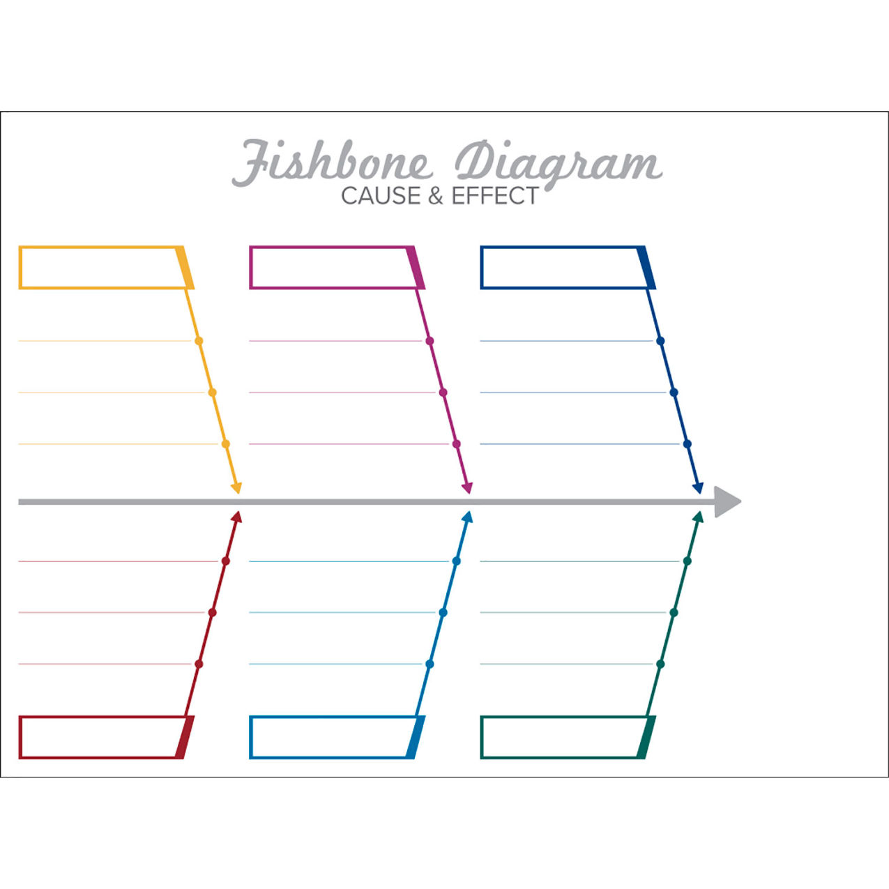Visual Workplace Non-Magnetic Dry Erase Overlay Fishbone - Jewel Tone, 48"W x 36"H