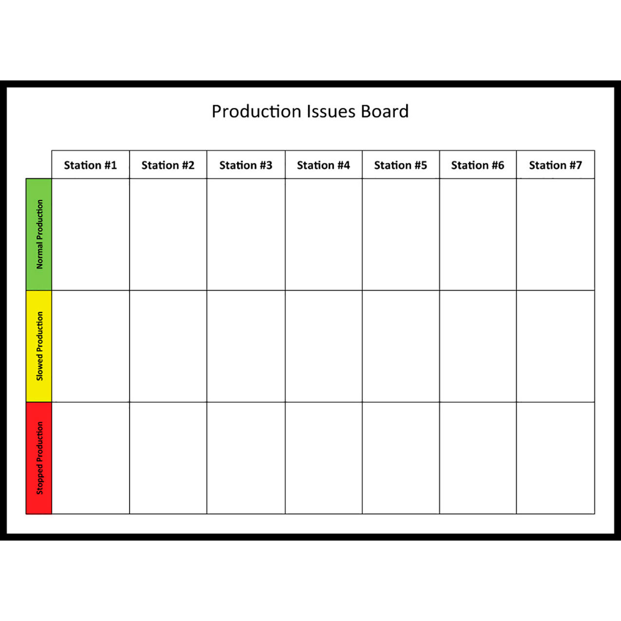 Visual Workplace Non-Magnetic Dry Erase Overlay Board, 48"W x 36"H