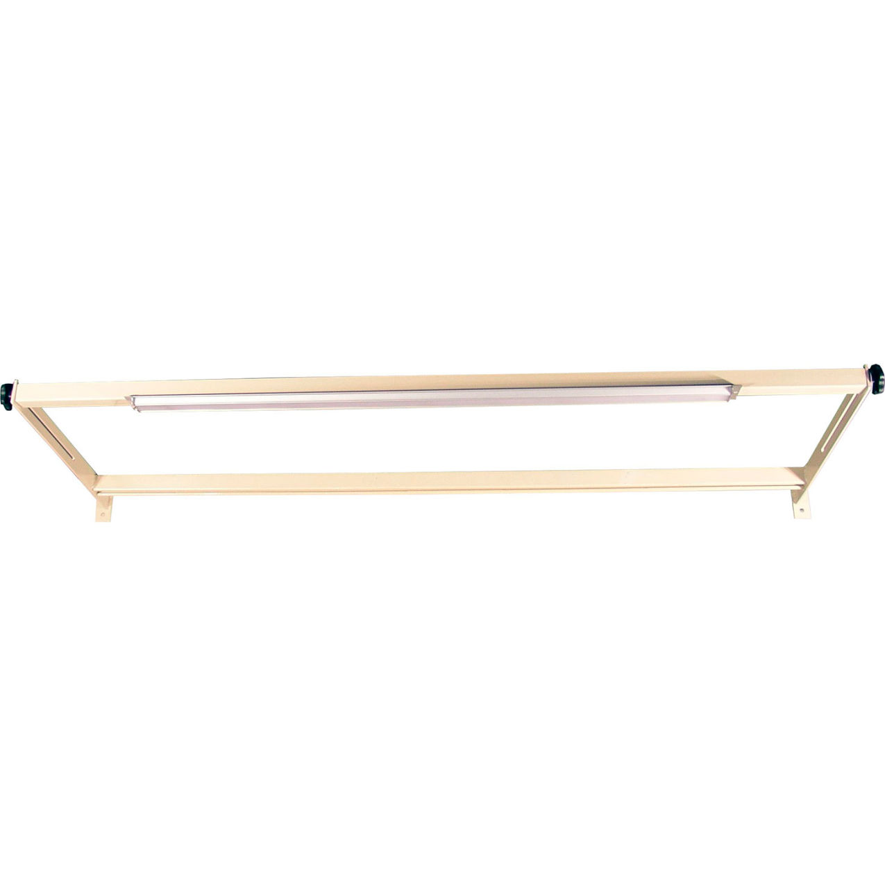 Overhead Light Frame & LED Fixture For 72" Long Station, 66-1/2"W x 24"D, Light Beige