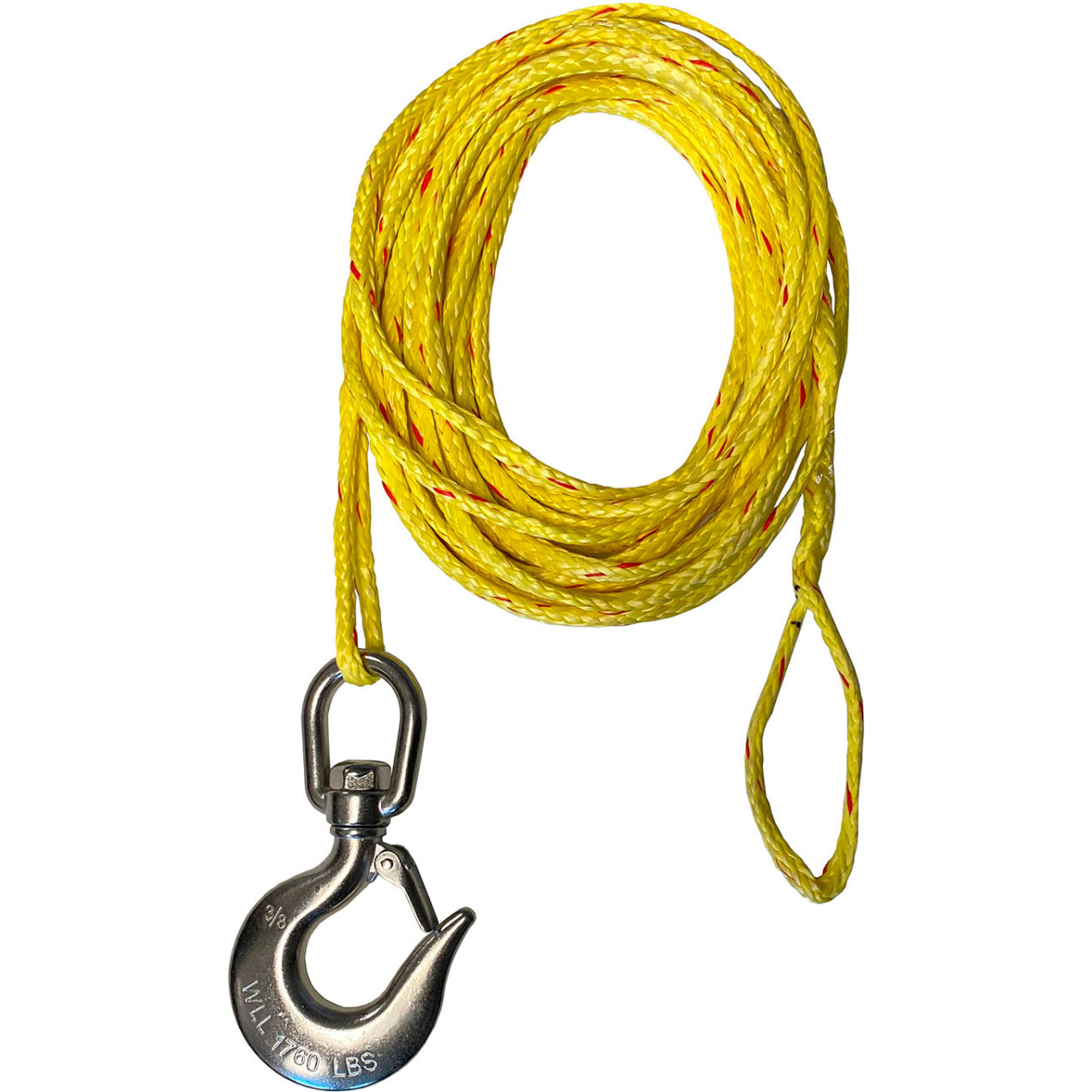 Synthetic Rope Assembly, 3/16" Dia. x 50'L