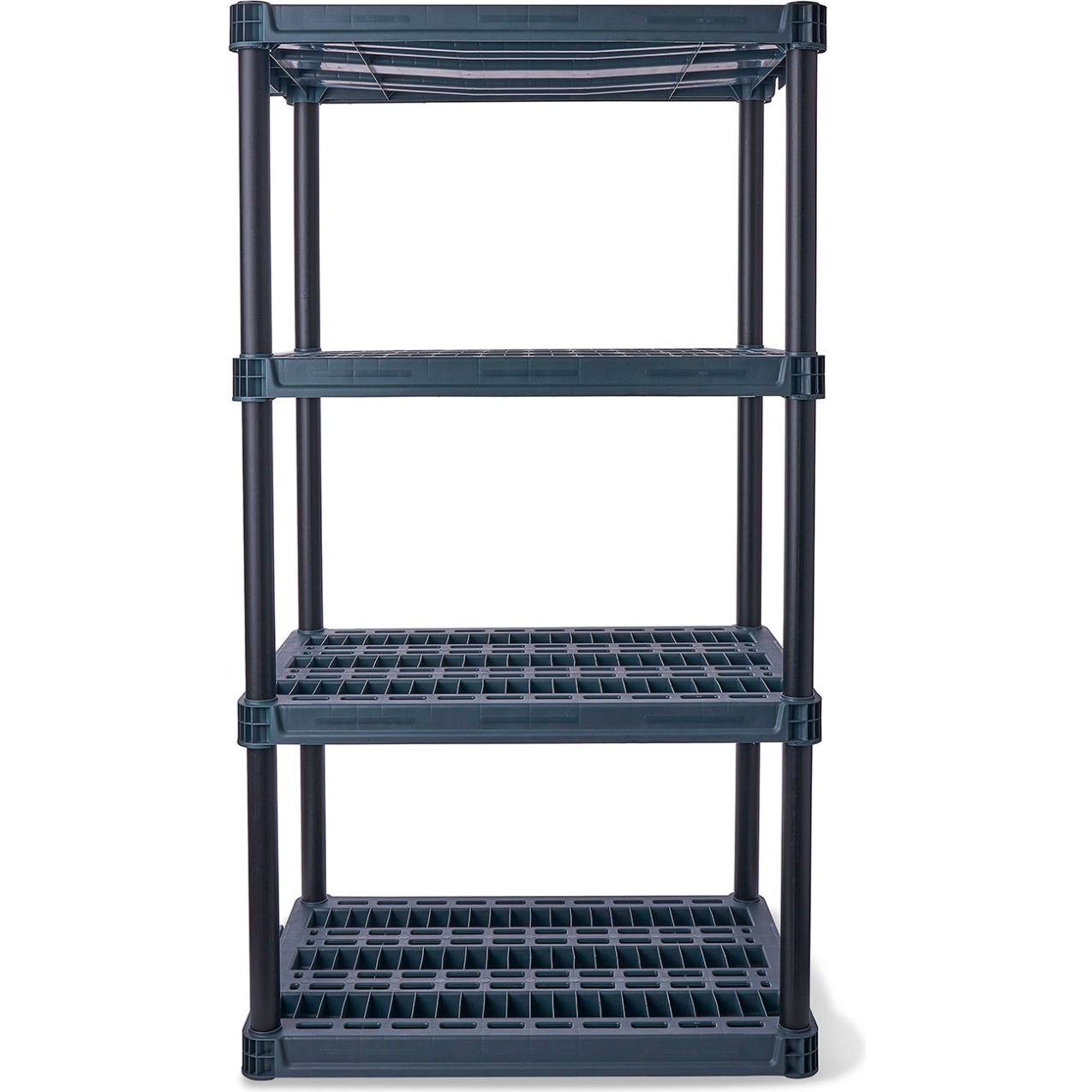 4-Shelf Extra Heavy Duty Storage Unit, 36"W x 24"D x 64"H, Black