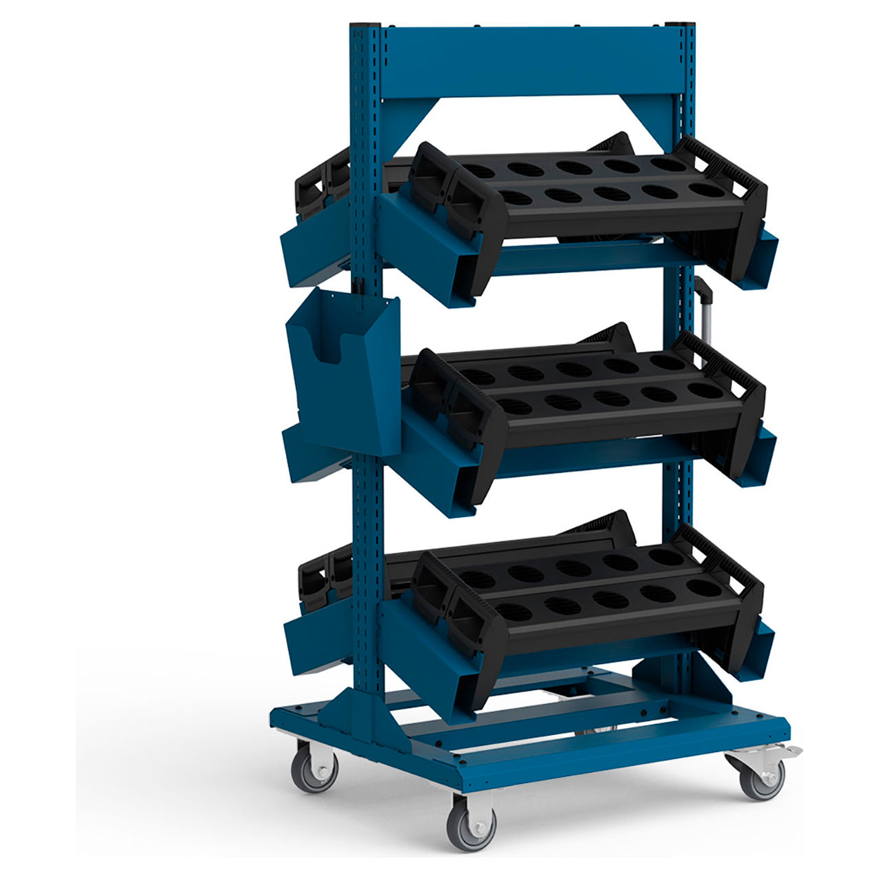 Metal Centered Mobile Stand For 54"/HSK 63, Avalanche Blue