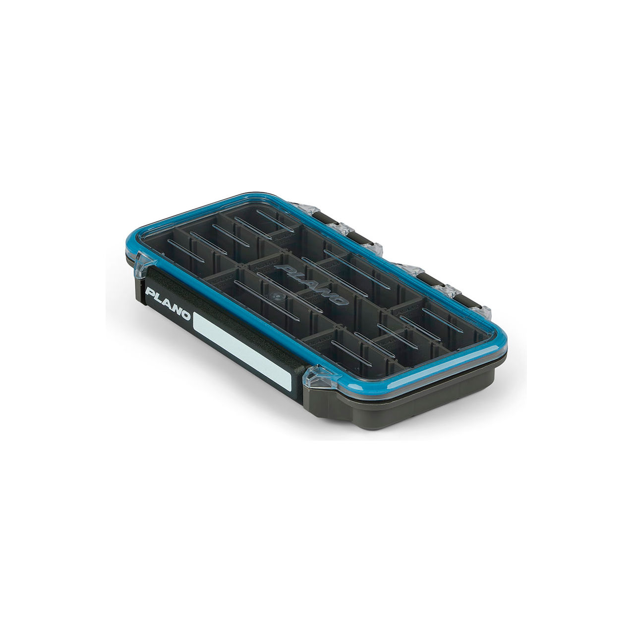 Waterproof StowAway Compartment Box 9-1/8"W x 5"D x 1-1/4"H, Black/Blue