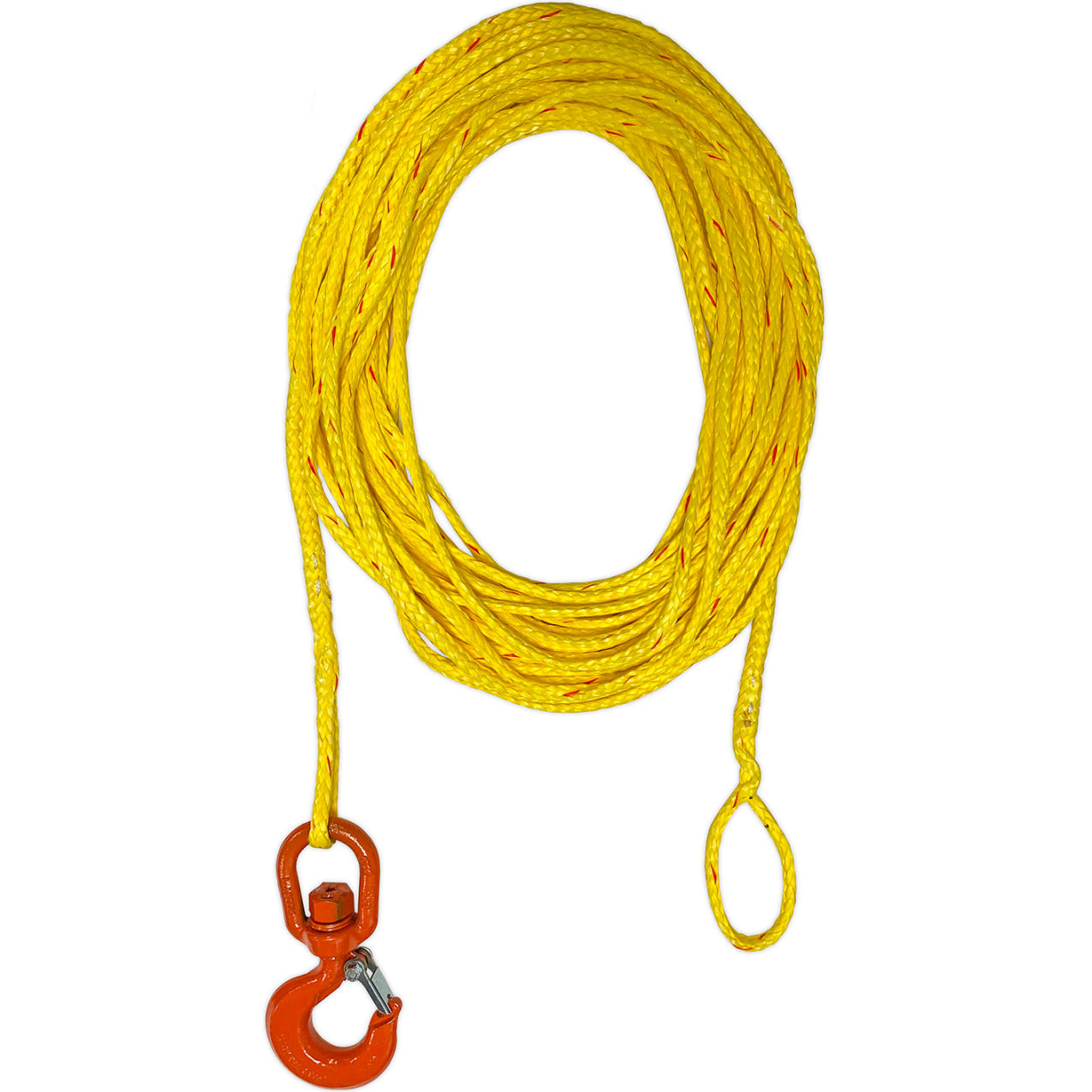 Synthetic Rope Assembly, 1/4" Dia. x 75'L