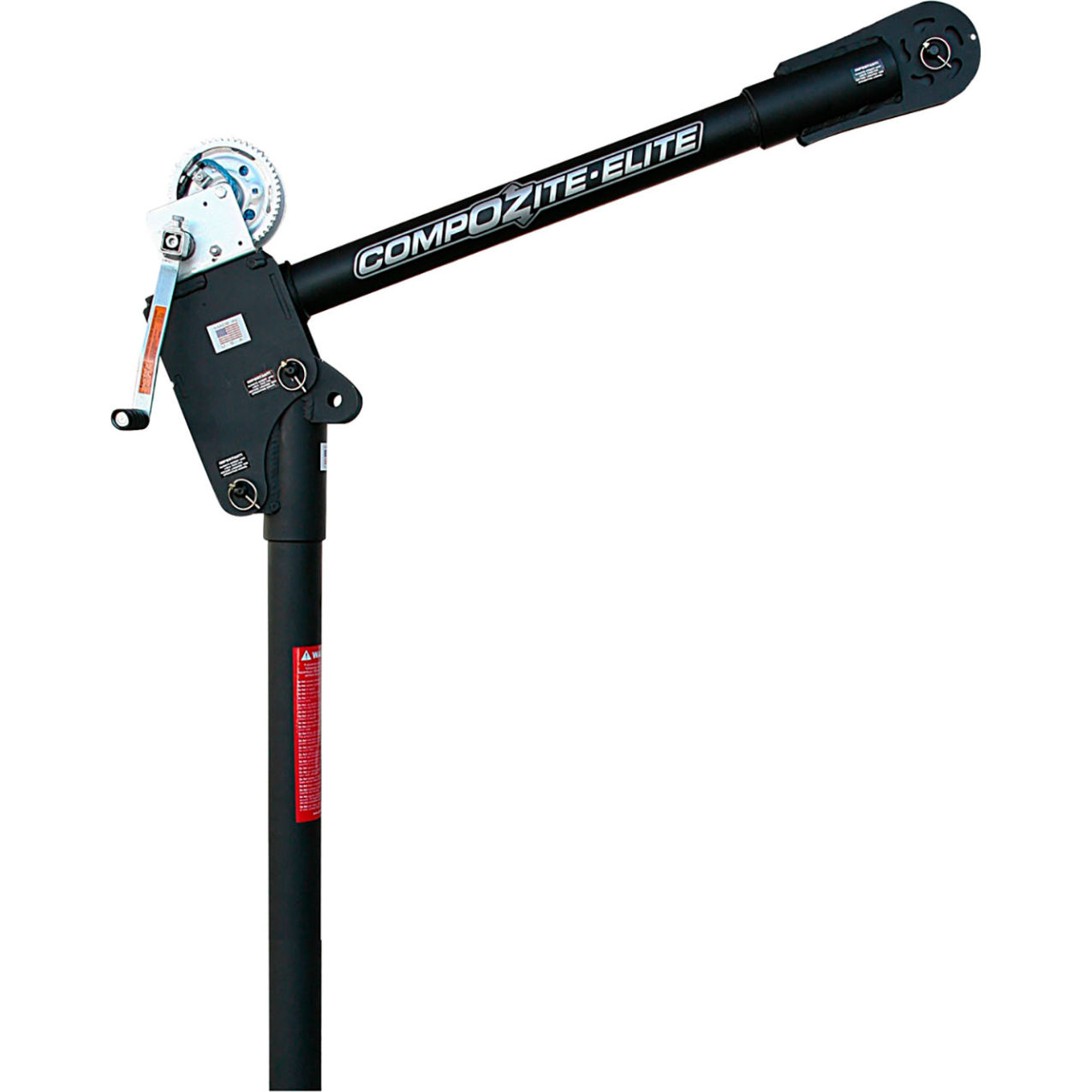 1200 lb. Carbon Fiber Davit Crane with 2500 lb. Carbon Steel Brake Winch
