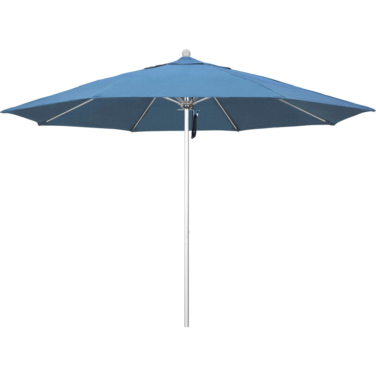 Venture 11' Patio Umbrella, Silver Pole, Olefin Capri Fabric