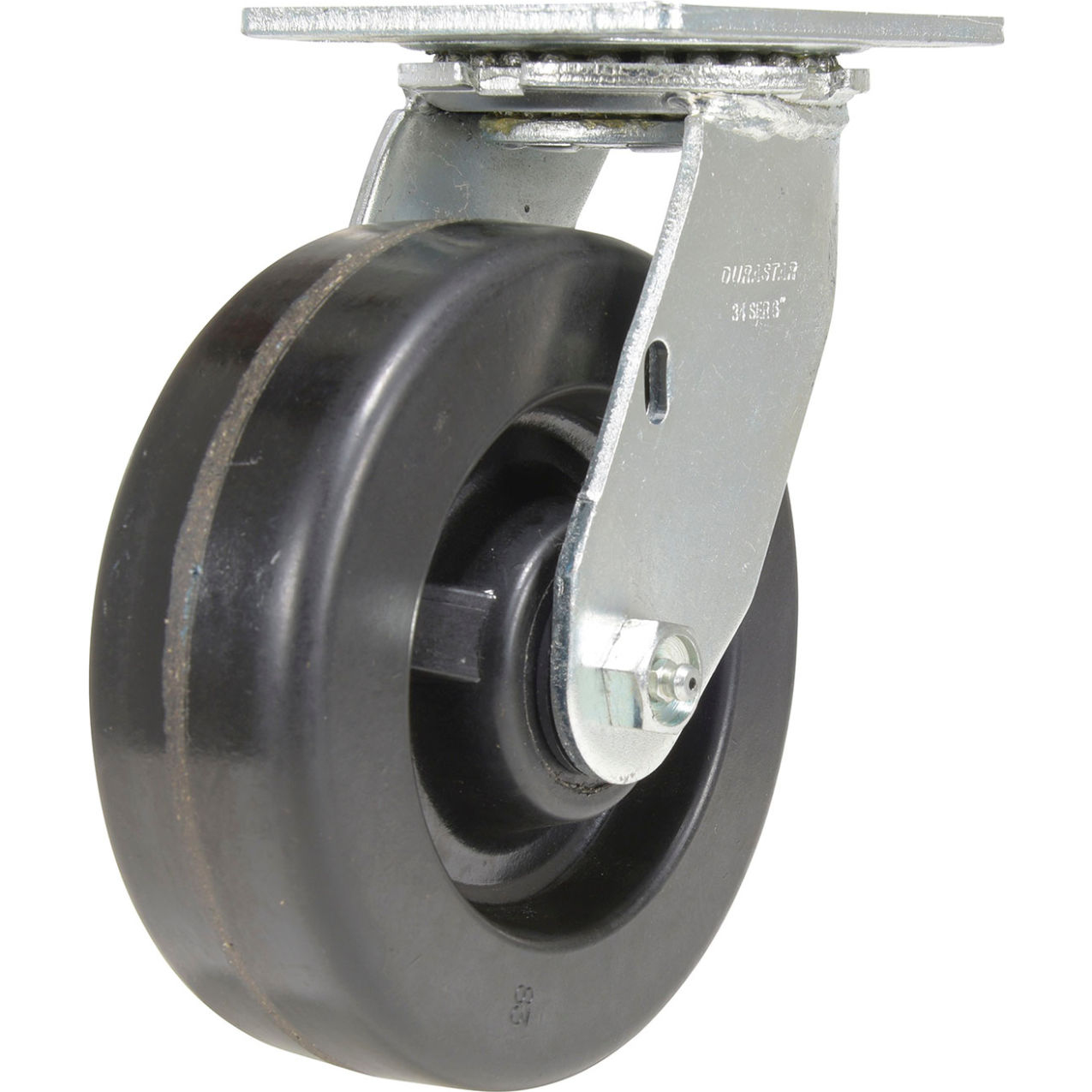 Swivel Caster 6" Dia. x 2"W, Phenolic, 1200 lb. Capacity, Black
