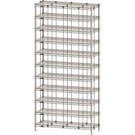 Gowning Room Bootie & Shoe Rack, 36-1/2"L x 14-3/4"W x 74-1/2"H, Silver