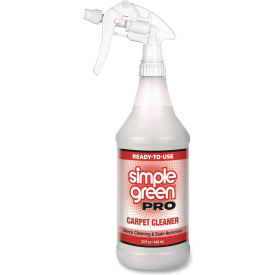 Pro Ready-To-Use Carpet Cleaner, Unscented, 32 oz. Trigger Spray Bottle
