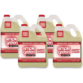 Pro Carpet Cleaner, Unscented, 1 Gallon Bottle, 4/Case
