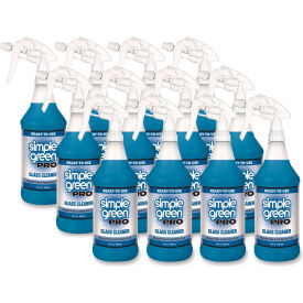 Pro Ready-To-Use Glass Cleaner, Floral Scent, 32 oz Trigger Spray Bottle