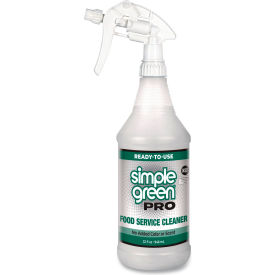 Pro Ready-To-Use Food Service Cleaner, Unscented, 32 oz. Spray Bottle, 12/Case