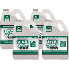 Pro Food Service Cleaner, Unscented, 1 Gallon Bottle, 4/Case