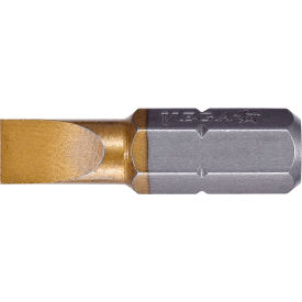 Slotted 6-8 Insert Bit x 1" Titanium, S2 Steel